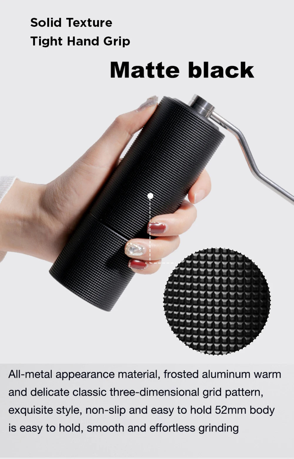 TIMEMORE Chestnut C2 C3 Manual Coffee Grinder S2C Burr Inside High Quality Portable Hand Grinder with Dual Bearing Positioning