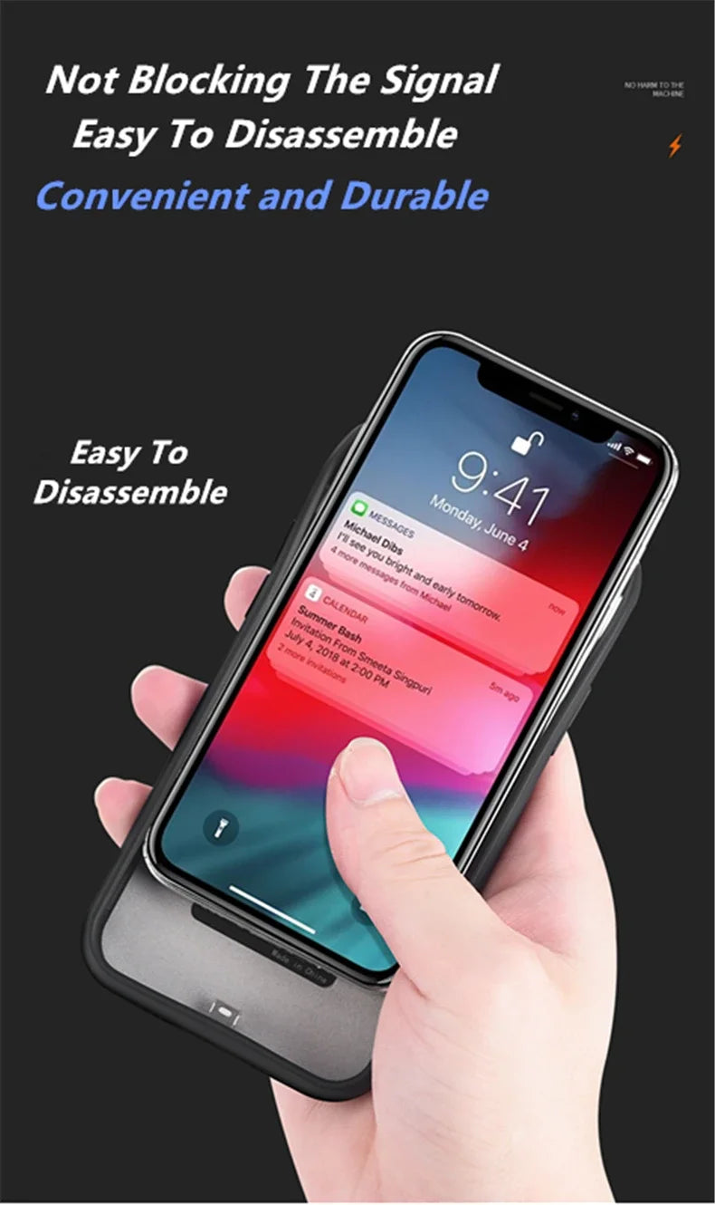 10000Mah Newest For IPhone 17 Pro Max 17 Air Battery Case Battery Charger Case Bank For IPhone 17 Pro Max Power Case