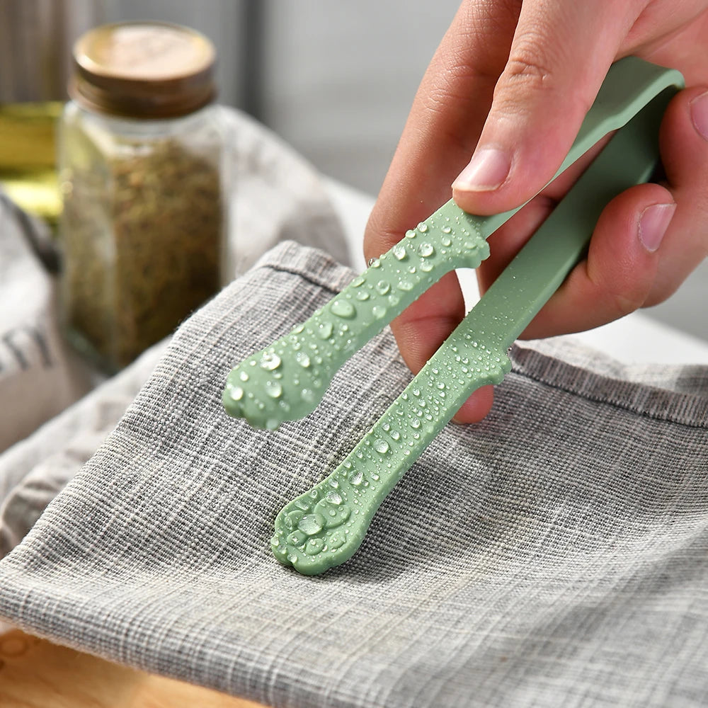 3Pcs Coffee Sugar Clip Silicone Anti-skid Ice Tongs Cat Paw Shape Food Cake Clamp Kitchen Gadgets Bar Buffet Tools Tweezer