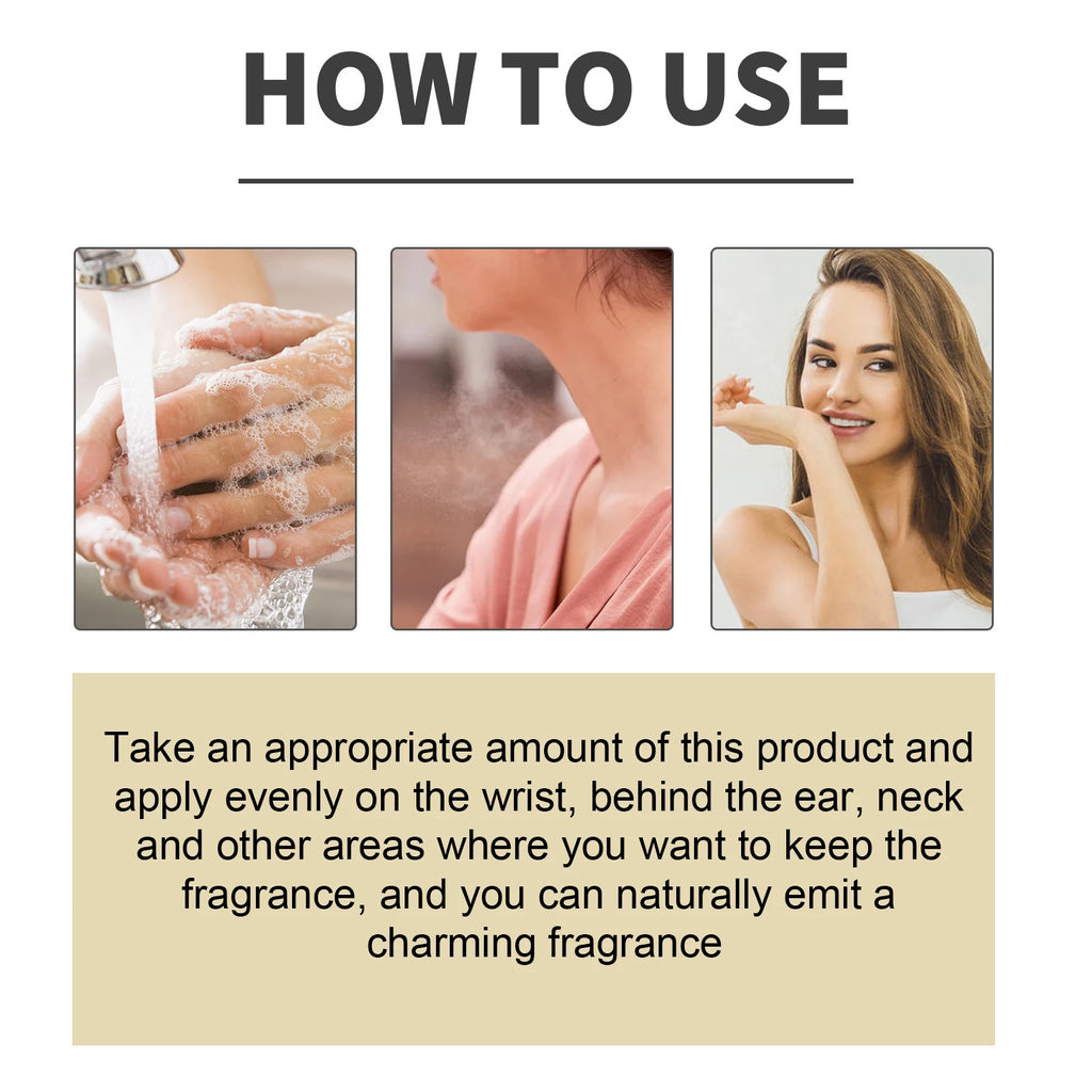 Charming Perfume, Natural and Fresh, Niche, Long-Lasting Fragrance, Portable, Suitable for Couples and Date Atmosphere