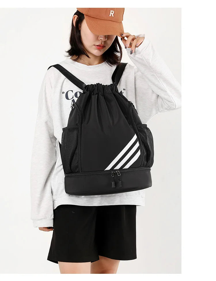Sport Basketball Backpack Travel Outdoor Waterproof Men Fitness Bags Women Sports Bag Basketball Pouch Hiking Climbing Backpacks