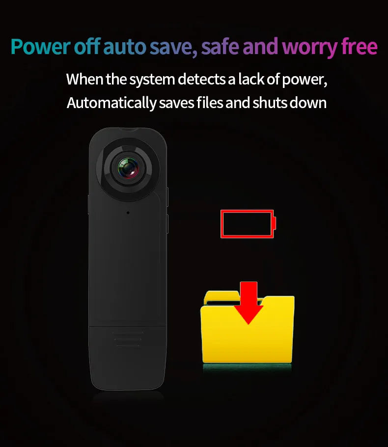 1080P Sport Hiking Mini Camera HD 1080P Pen Cam Night Vision Micro Camcorder Bodycam DV Video Recorder Home Office Security
