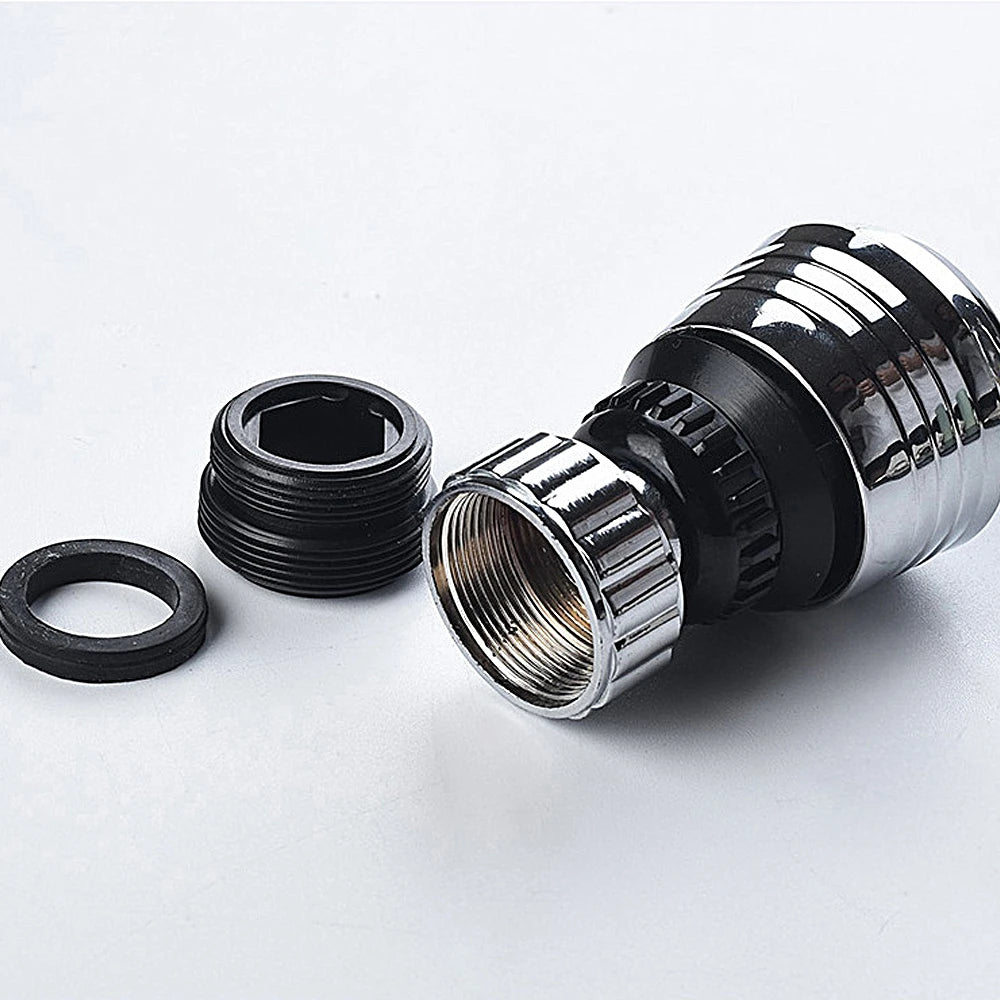 Sink Tap Rotatable Water Bubbler 360 Degree Rotating Water Swivel Faucet Head Aerator for Kitchen