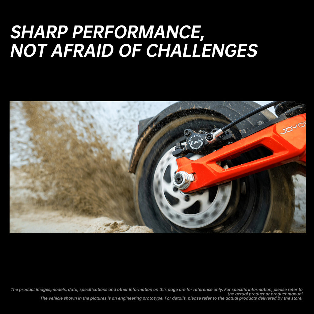 JOYOR T10 Flagship Electric Scooter 1000W Dual Motors 3600W Peak 37MPH 60V18Ah Battery 45 Miles Dual-Arm Suspension Dual Hydraulic Disc Brakes Anti-skid 10Inch OffRoad Tires High Speed Stability Aluminum Alloy Frame Foldable