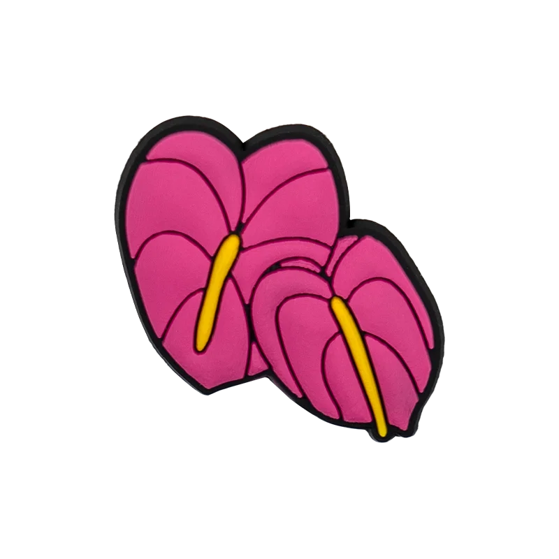 1/30PCS Shoe Charms New Hawaiian Style Flower Surf Board Shoe Accessories Pins for Clog Kawaii Women Men Cute Shoe Decoration