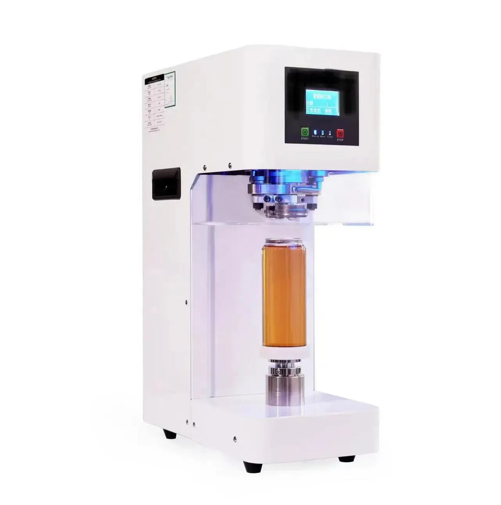 Automatic Intelligent Non Rotating Can Sealer Soda Tin Can Seamer Bubble Tea Aluminum Can Sealing Machine