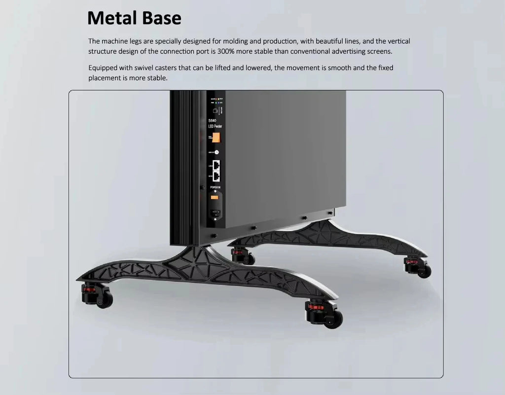 Indoor Foldable LED Poster Screen P1.8 P2 P2.5 Portable Digital Display Video Wall for Store Events Exhibition