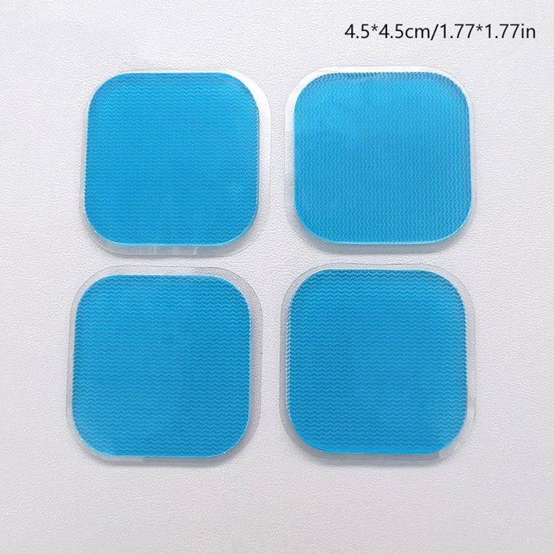 Fitness Hydrogel For Abdomen Muscle Stimulator Slimming Massage Machine 4PCS EMS Gel Pads For EMS Trainer Abdominal Gel Stickers