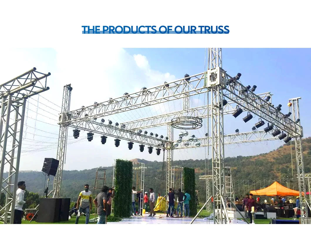Good Quality Aluminum Alloy Truss System for Concert Event Spigot Truss Custom Size Display CE Certified