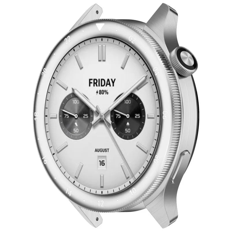 Metal Bezel Ring For Xiaomi Watch S4 S3 Protector with Film Watch Case Cover For Watch Bezel Shell S3 ESIM S4 ESIM Accessories