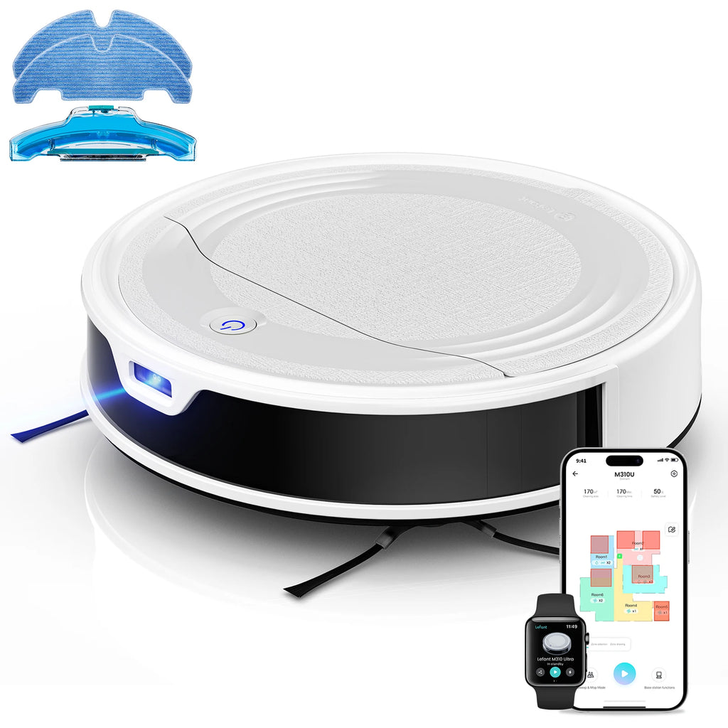 Lefant M310 Ultra Robot Dusty vacuum cleaner Mop 6000 Pa Suction Slim robots cleaner with ToF LiDAR Navigation