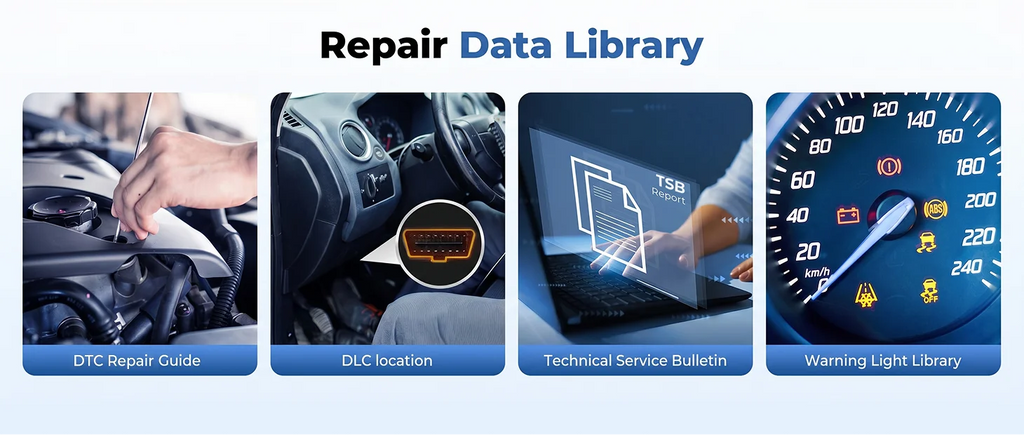 TOPDON TopScan Lite Scanner Smart Diagnostic Tool DTC Repair Guide Bluetooth OBD2 Code Reader Full System Active Test