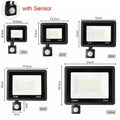 Security Lights Outdoor Motion Sensor Led Pir Floodlight 10W 20W 30W 50W 100W  IP66 Waterproof Outside Wall Light Garden Doorway