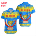New Summer 3D Congo National Flag Printing Mens Shirt Graphic Short Sleeves Women Clothing Fashion Harajuku Tops Man Shirt Tees