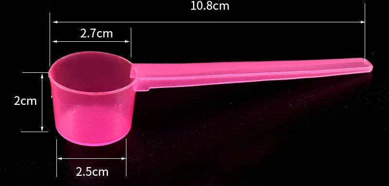 10Pcs 5g Home Kitchen Gadgets DIY Plastic Measuring Spoon Measuring Spoons Coffee Protein Milk Powder Scoop