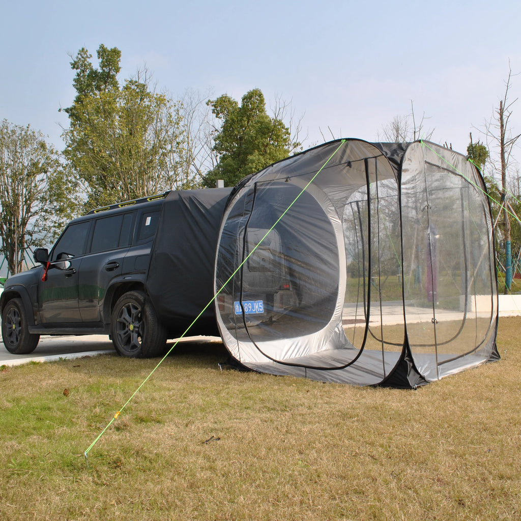 Car Tent trailer Tent, Car Tailgate Tent,Pop Up Car Rear Tent, SUV Tents Car Tents for Campers Multipurpose Truck Tent