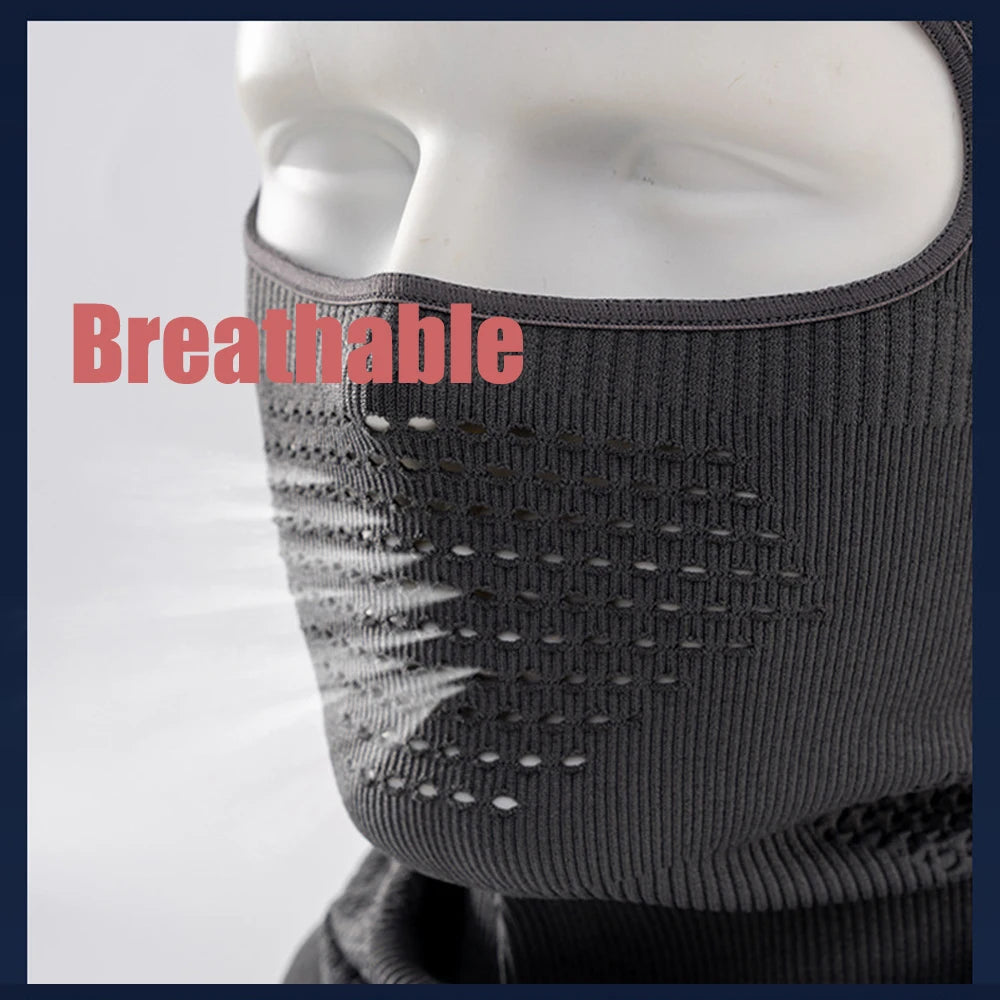 Winter Unisex Warm Ski Mask Balaclava Outdoor Sports Cycling Full Face Mask Scarf Men Women Elastic Breathable Motorcycle Mask
