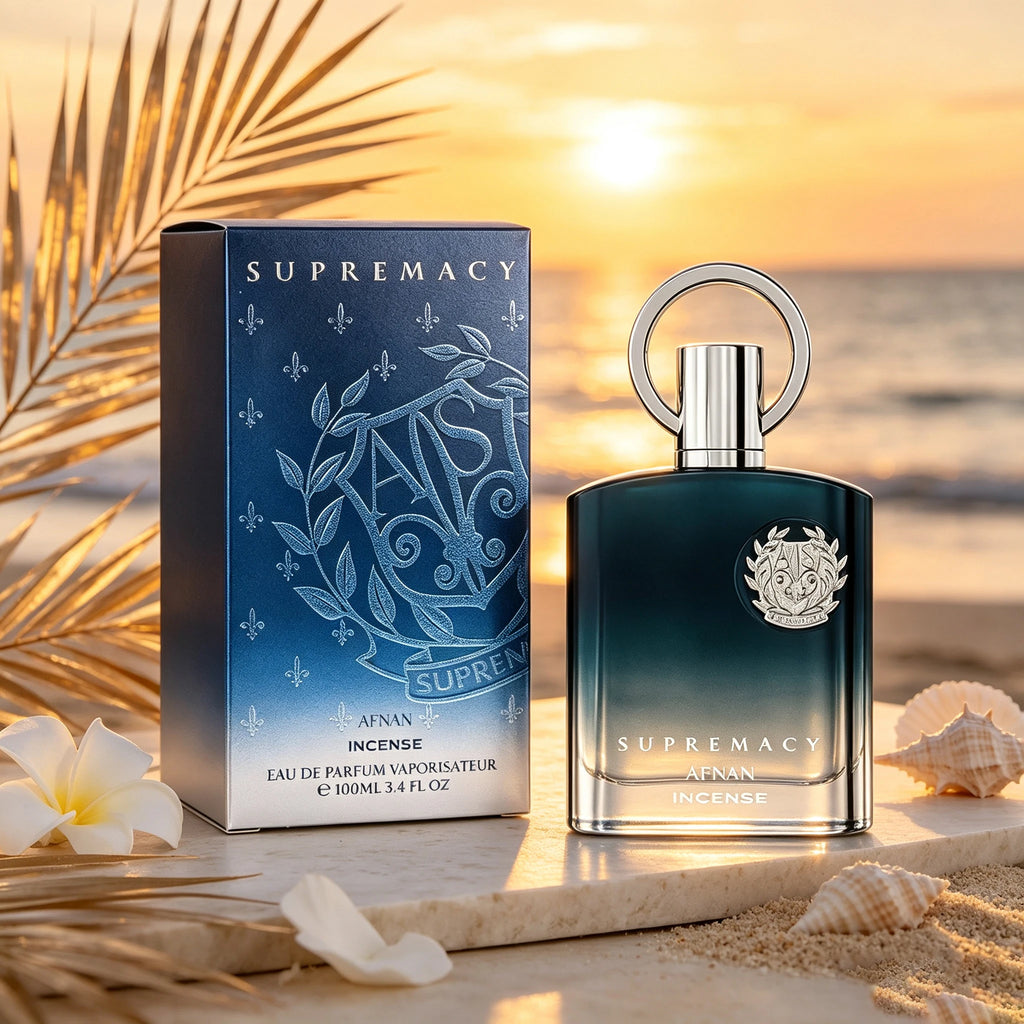 AFNAN Supremacy Incense Eau de Parfum 100ml, Luxury Woody Incense Scent Long Lasting Arabian Perfume For Men, Daily & Dating Fragrance Gift