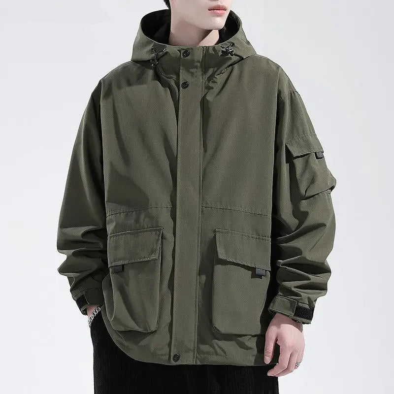 Three in One Detachable Assault Jacket for Men Cotton Padded Jacket Trendy Cotton Jacket Trendy Jacket
