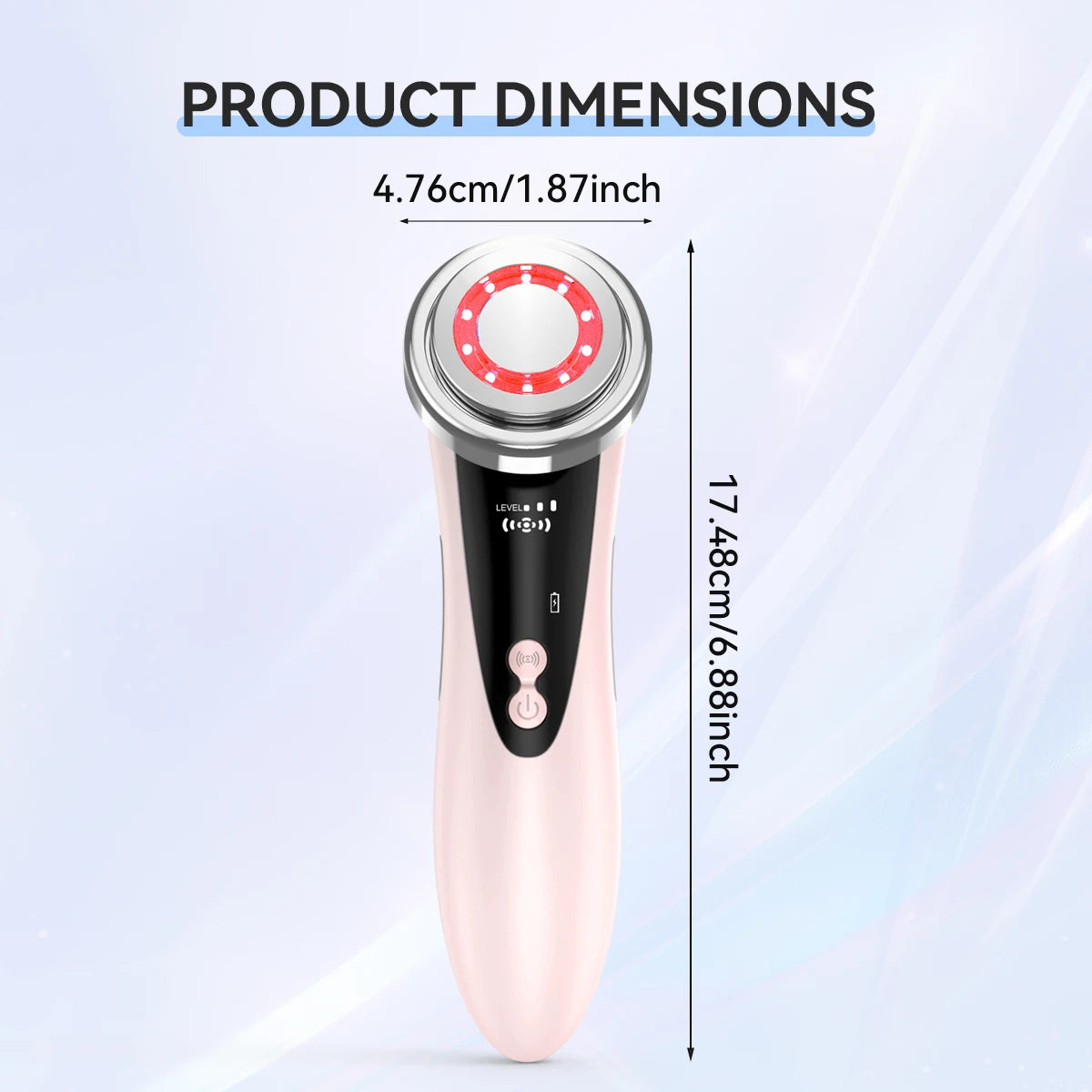 EMS Microcurrent Facial Beauty Device Electric Facial Massager Portable Skincare Tool for Daily Facial Tightening Care
