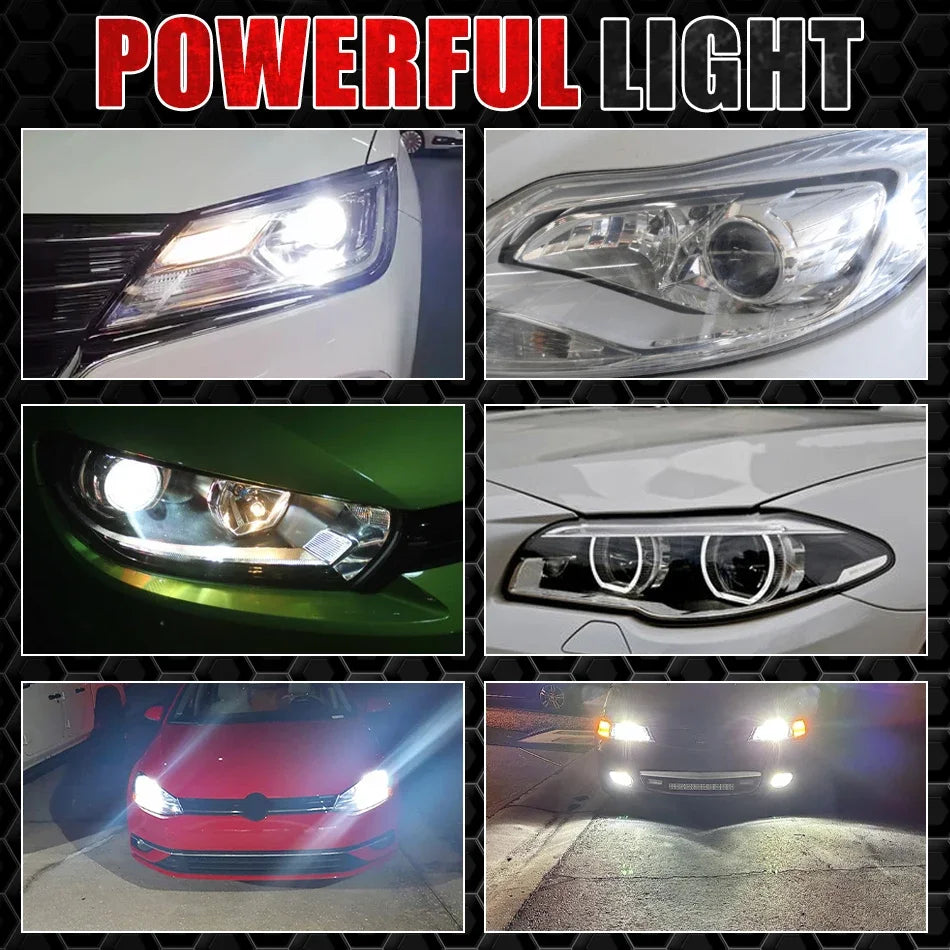 2PCS Bi LED Projector 3 Inches Headlights Fog lights Lenses  40000LM 120W Diode Headlamp For Hella LED Lights Projector
