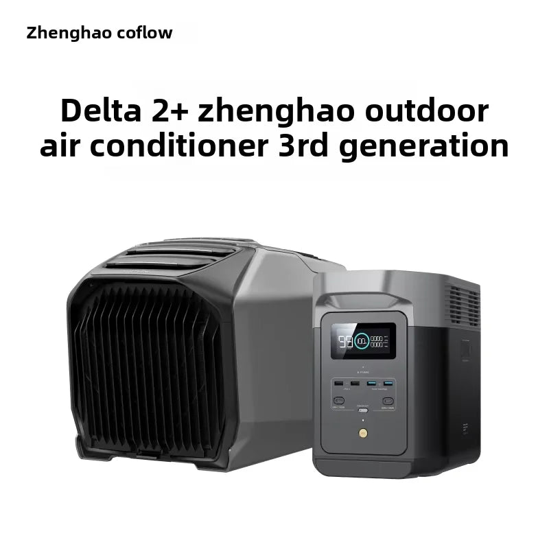Ecoflow LAN 3 Wave 3 Portable Outdoor Solar Air Conditioner Large Capacity Long Battery Life Both Cooling Heating for Cars