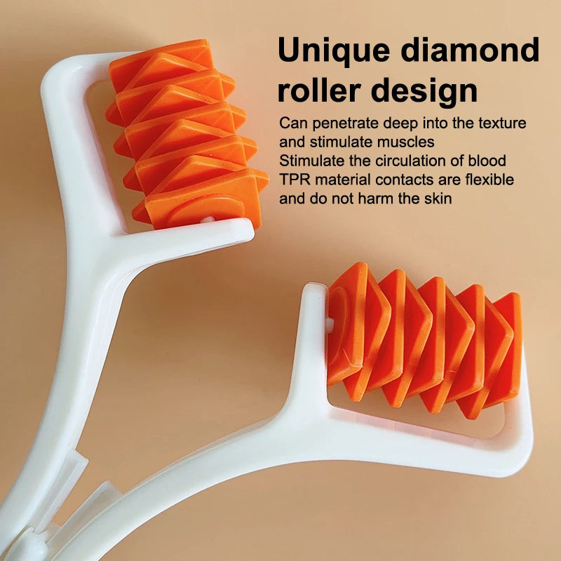 Facial Massager Roller Y Shape Body Shaper Massage Anti Wrinkle Face-Lift Slimming Arm Leg Neck Relaxation Skincare Beauty Tool