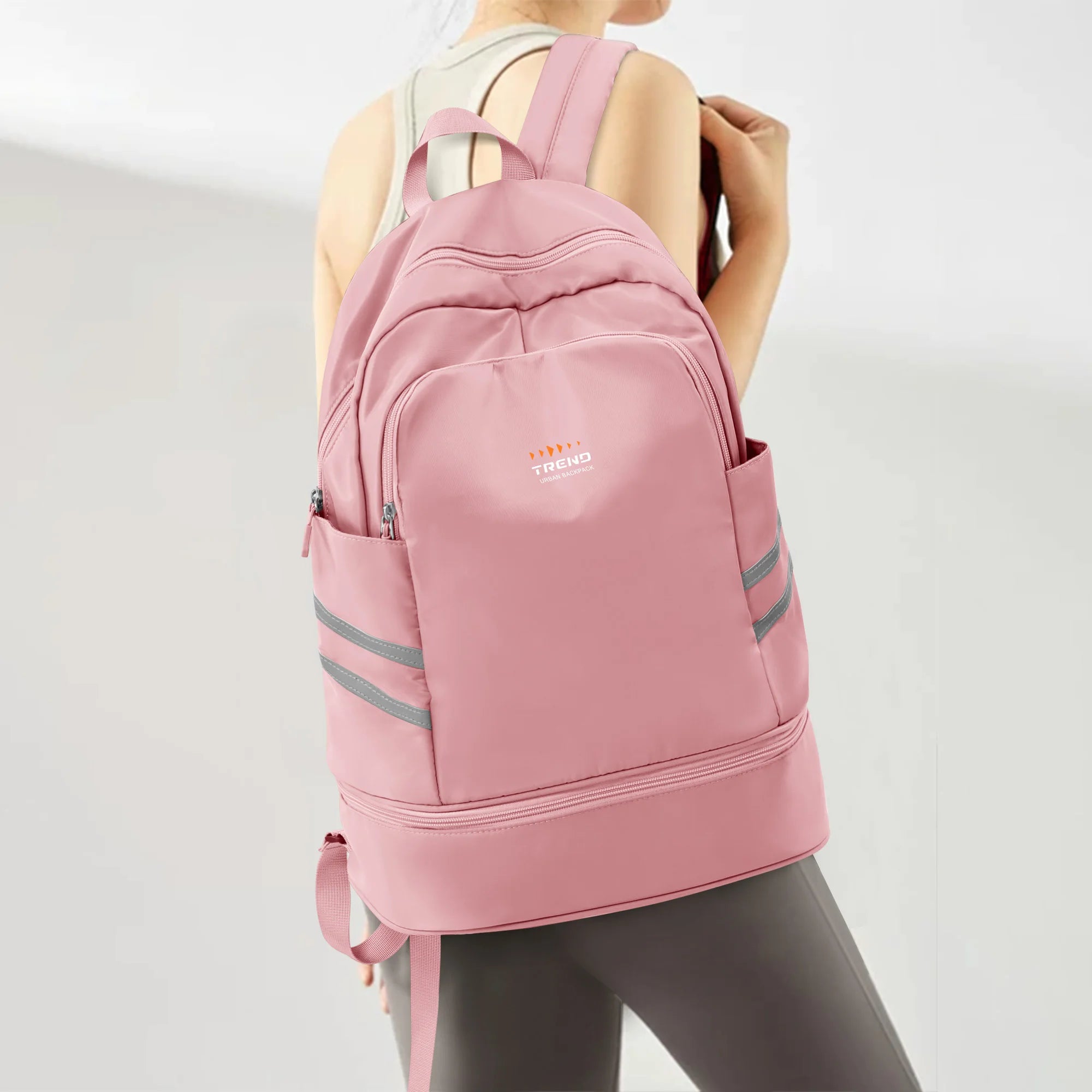 Women Travel Backpack Climbing Bags Waterproof Backpack With Shoe Compartment Nylon Sports Backpack Men Fitness Swimming Bag