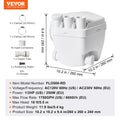 VEVOR Utility Sink Pump 1/3 HP 120V 1750 GPH Flow 18 ft Head Under-Sink Sump Pump System Heavy-Duty Utility/Laundry Sink Pump