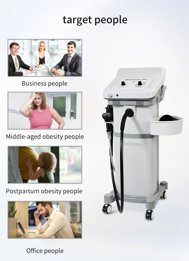 Newest Turbo G8 Vibration Body Massage Slimming Machine Weight Loss Fat Reduce G5 Body Shaping Equipment Vacuum Cupping Massager
