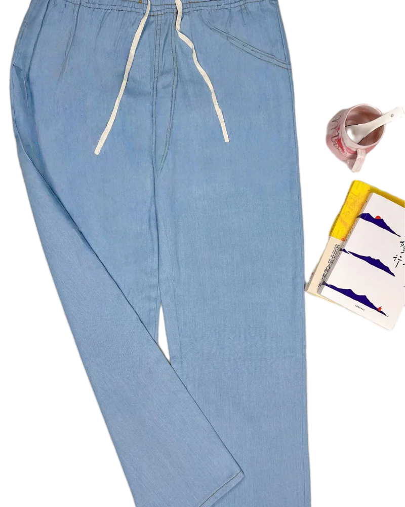 Men's Winter Loose Jeans Elastic Waist Wide Leg Y2K Denim Pants Straight Leg Comfortable Brand Men's Jeans