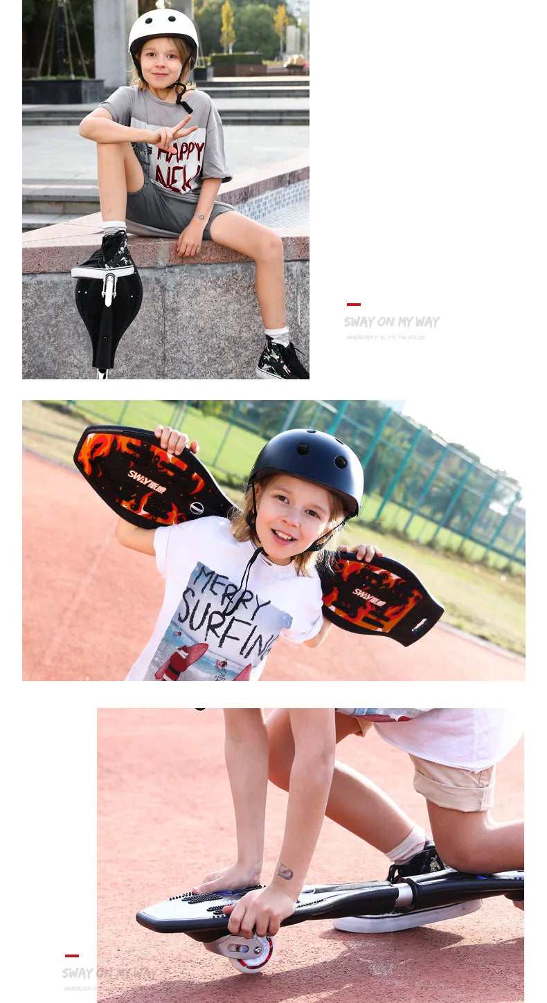 Good Quality Twist Skateboard Wave Board with 2 Wheels Snake Skate Board/wave Board Skateboard Scooter Parts Accessories