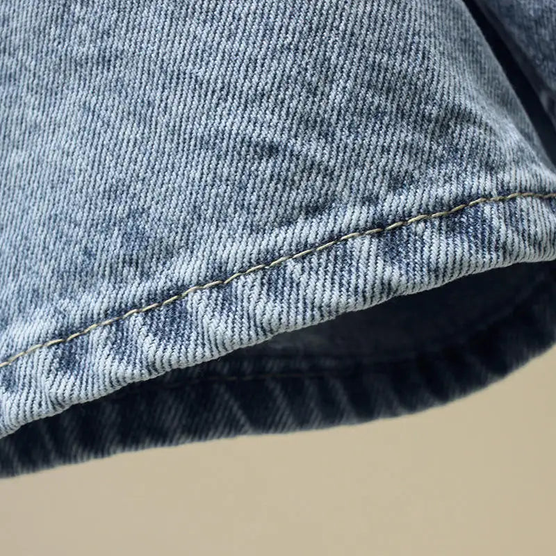 High Waist Denim Shorts Women's Loose Wide Leg Pants Five Parts Summer New Style Casual Comfortable Blue Jeans High Waist Shorts
