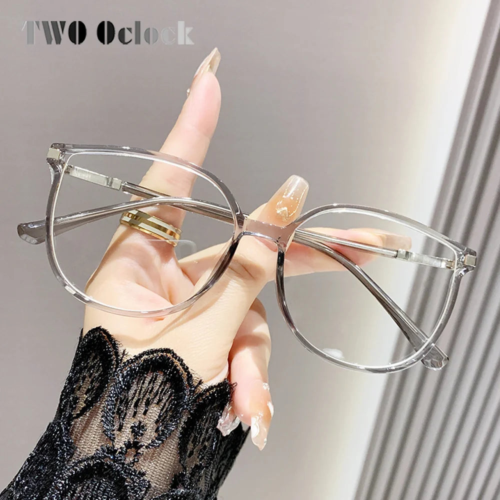 Fashion Women's Grade Glasses Trendy Luxury Reading Glasses Lady Presbyopic Graduated Lenses Transparent Glasses Eyepieces 2025