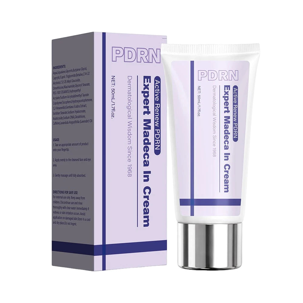 Centella Face Cream Deep Hydration Renew PDRN Cream 50ml, Soothes and Firms The Skin,Moisturizing PDRN Cream for Women