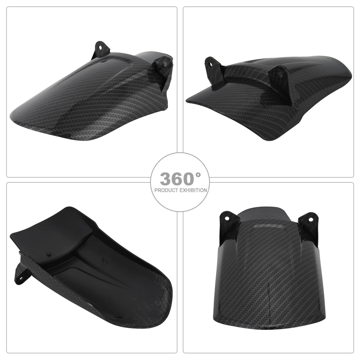 Motorcycles Imitation Carbon Fiber Rear Wheel Mudguards Fender For Surron Light Bee S X Off-Road Electric Dirt Bike E-bikes