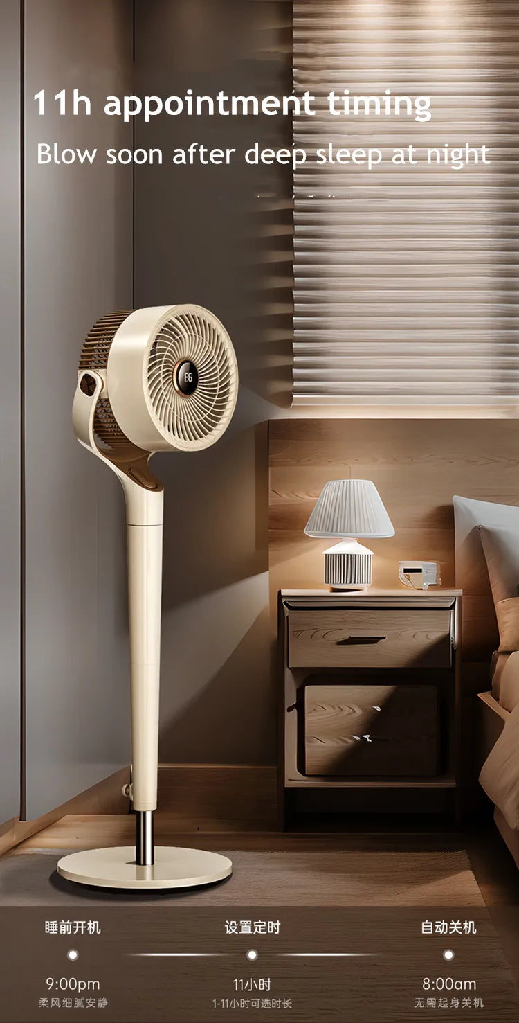 Air Circulation Fan Electric Fan Household Quiet Vertical Floor Fan Big Wind New Desktop turbo Fan Timing Remote Control