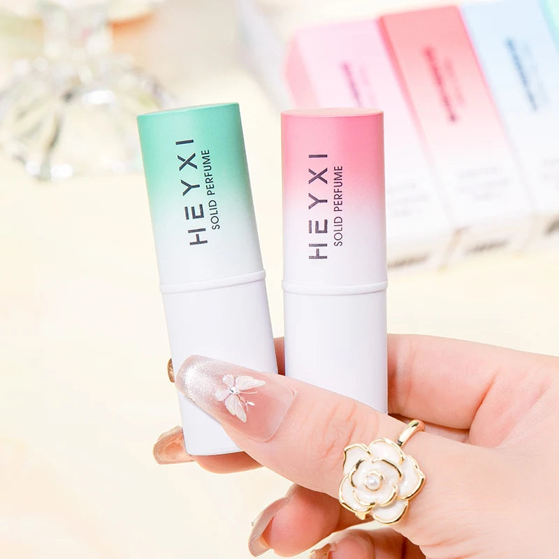 Solid Fragrance Cream, Natural Formula with Long-Lasting Light Fragrance, Mild and Non Irritating/With Plant Squalane