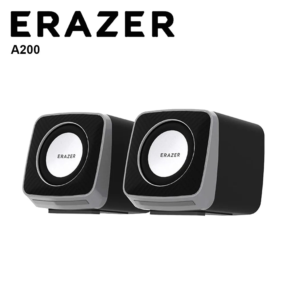 Lenovo Computer Speakers HiFi Sound Quality Desktop Audio Stereo LED Breathing Light Loudspeaker Box Dual Channel with 3.5mm/USB