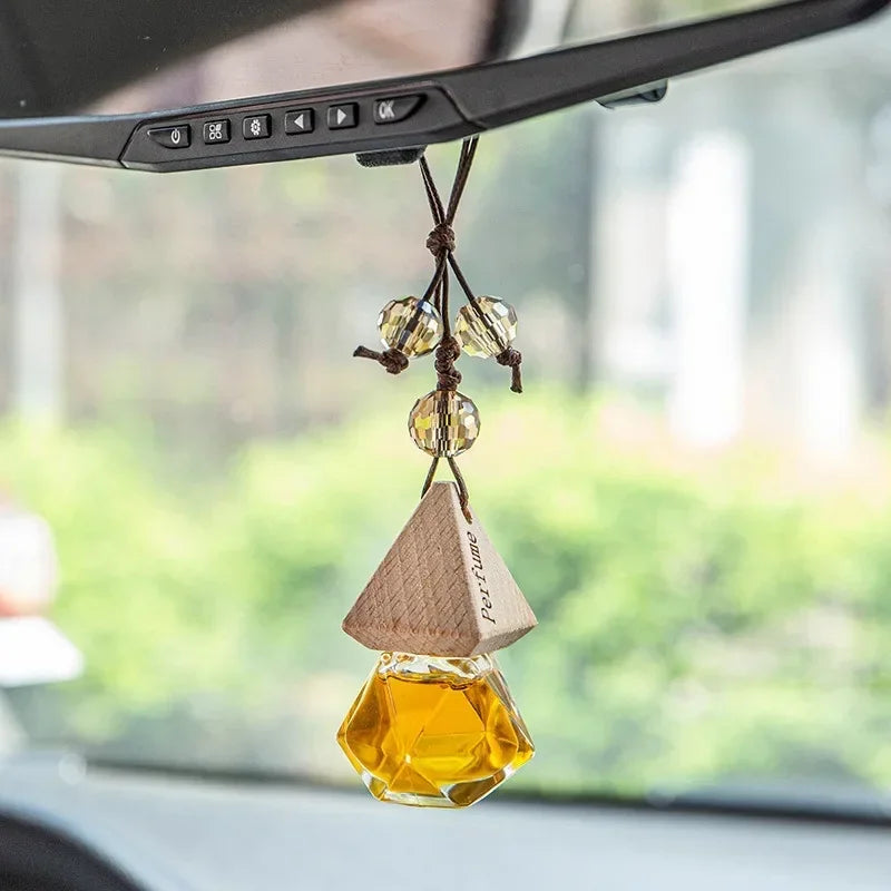 Car Aromatherapy Fragrance Pendent Bottle Perfume Diffuser Long-lasting Fragrance Air Freshener Car Accessories Interior