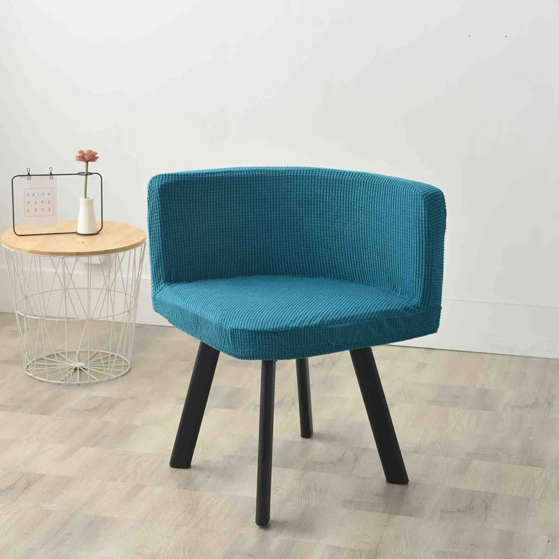 Stretch Triangle Chair Cover All-inclusive Protector Low Back Dining Chair Home Hotel Leisure Party Polar Fleece Chair Cover