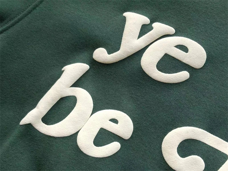 Foam Logo Ye Must Be Born Again Hoodie Men Women Best Quality Oversize Kanye West CPFM.XYZ Sweatshirts