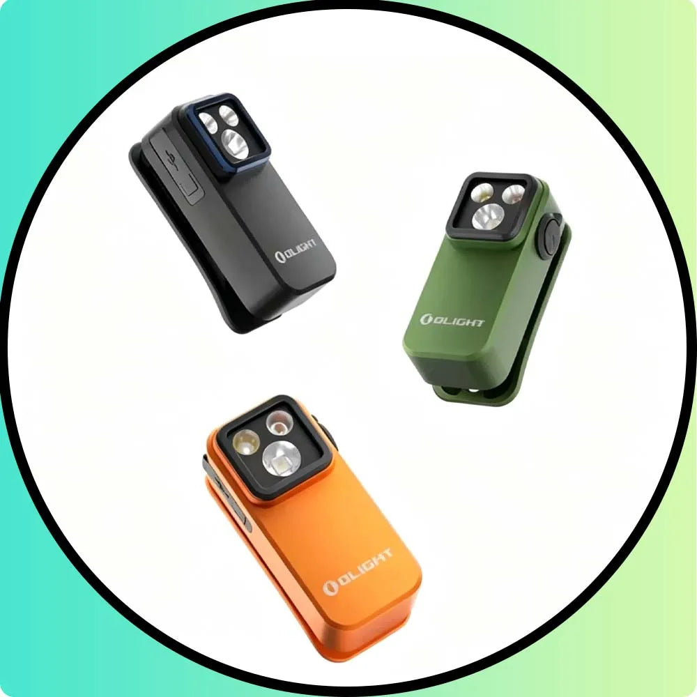 OLIGHT Oclip Pro S Ultra Outdoor Flashlight Portable Strong Light Camping Torch 500LM Aluminum Alloy Flashlight Rechargeable