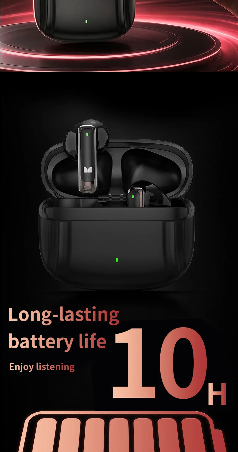 Monster Pure Aura HT10 TWS Wireless Bluetooth 6.0 Earphones Intelligent APP Custom EQ HD Noise Reduction Call Sports