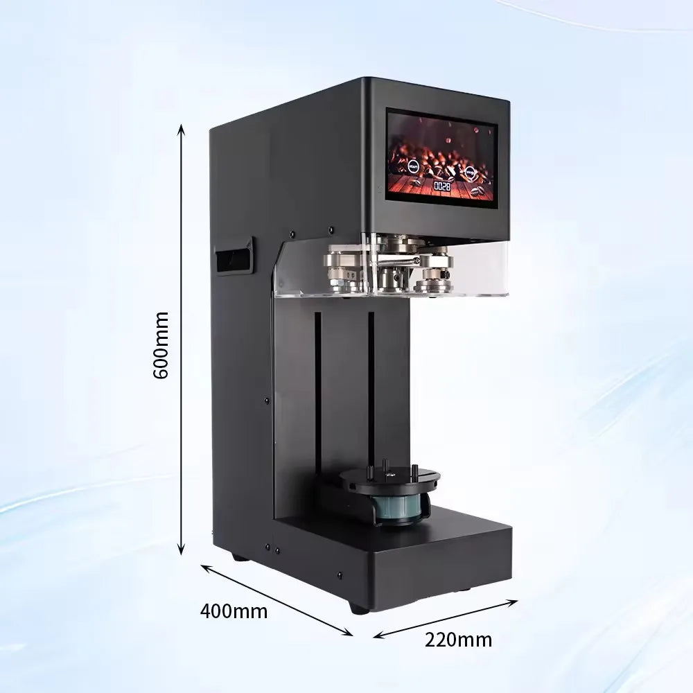 New Technique Non Rotary Automatic Lifting And Lowering 5S Intelligent Can Sealing Machine Plastic PET Tin Jar Beer Cans Seamer