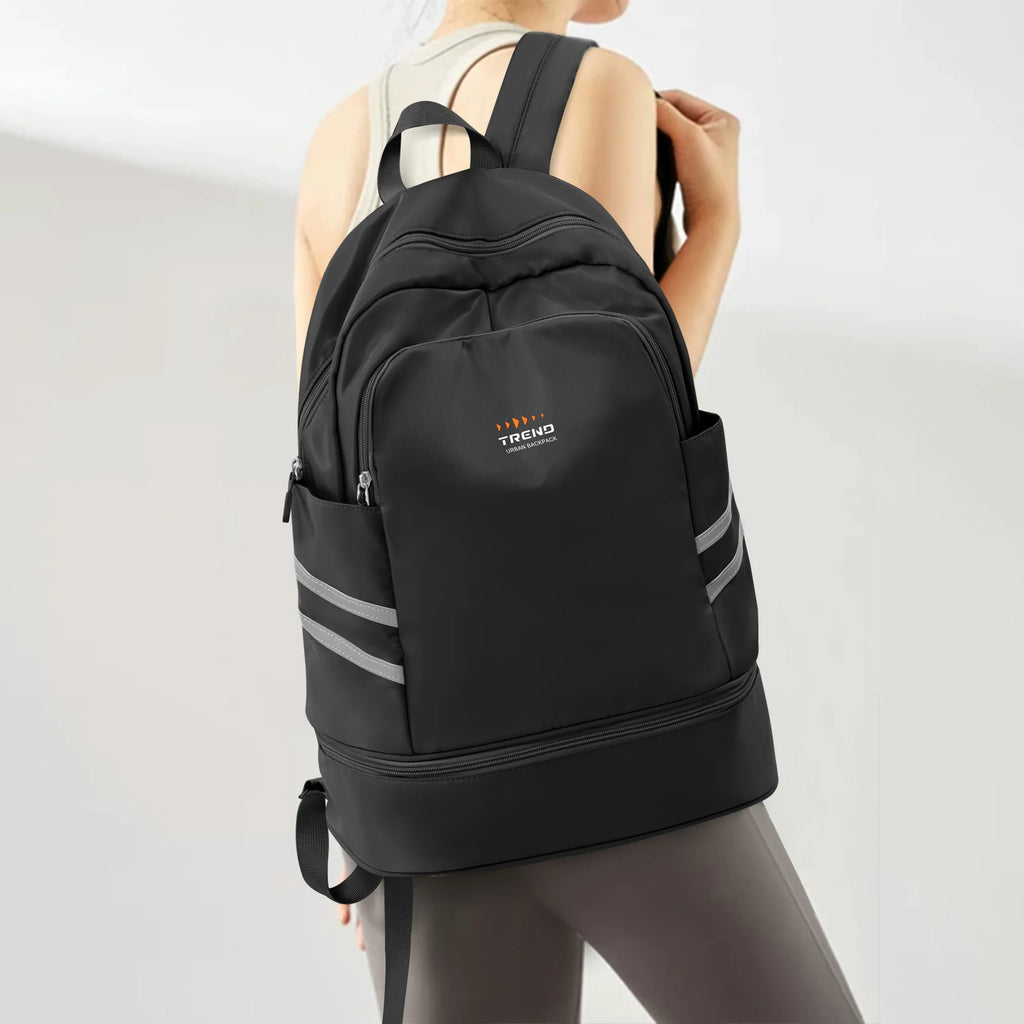 Women Travel Backpack Climbing Bags Waterproof Backpack With Shoe Compartment Nylon Sports Backpack Men Fitness Swimming Bag