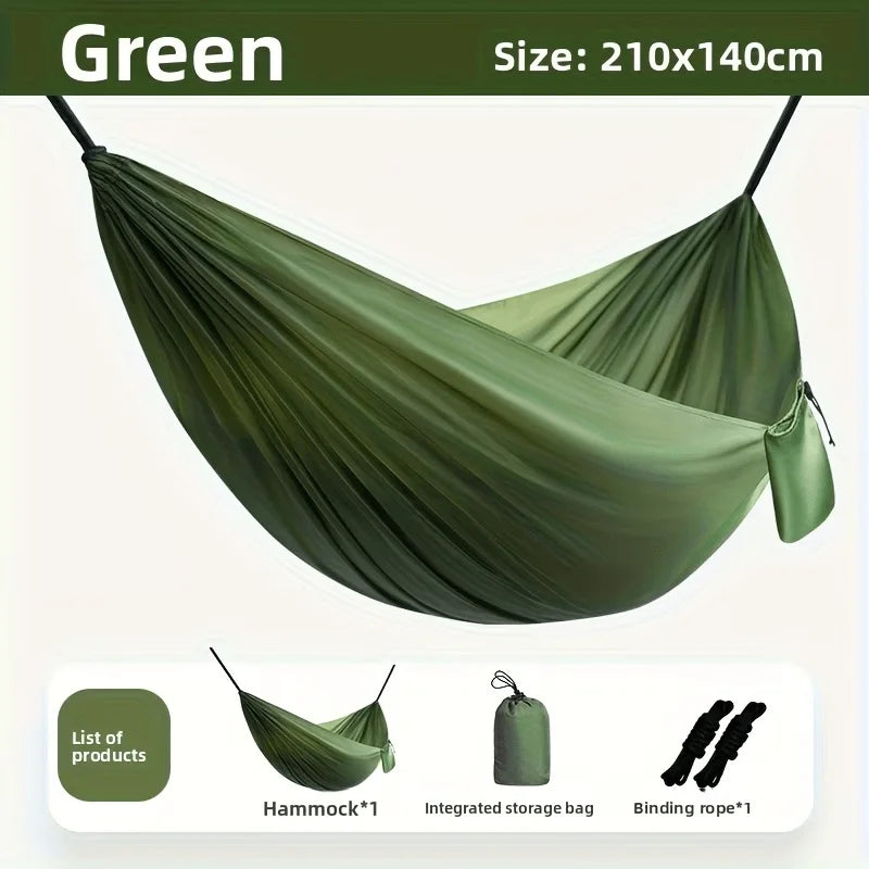 Camping Hammock Portable Lightweight Hammock with Storage Bag & Ropes for Backpacking Hiking Travel Outdoor Camping Gear