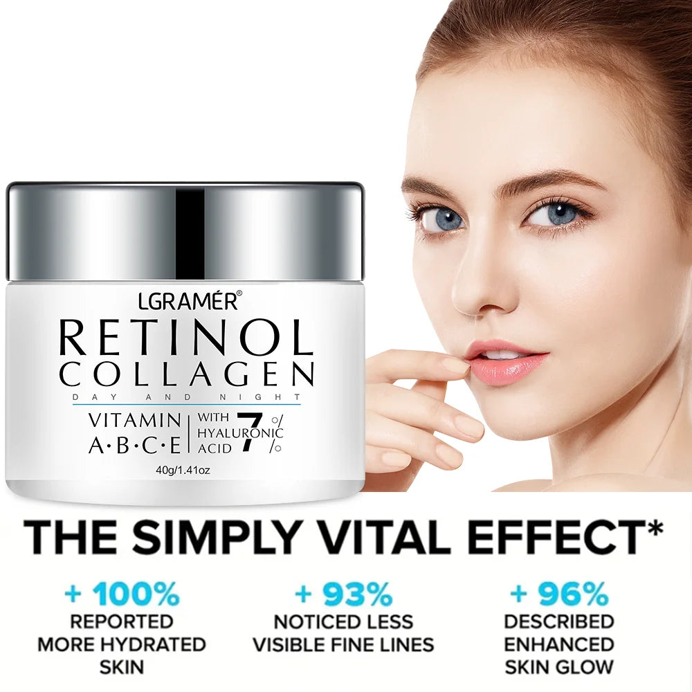 Retinol Wrinkle Remover Face Cream Firming Lifting Anti Aging Fade Fine Lines Moisturizing Whitening Repair Skin Care Cosmetics