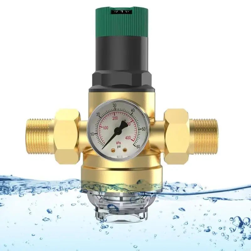 DN15/DN20 Adjustable Pressure Reducing Valves With Gauge and Screen Filter