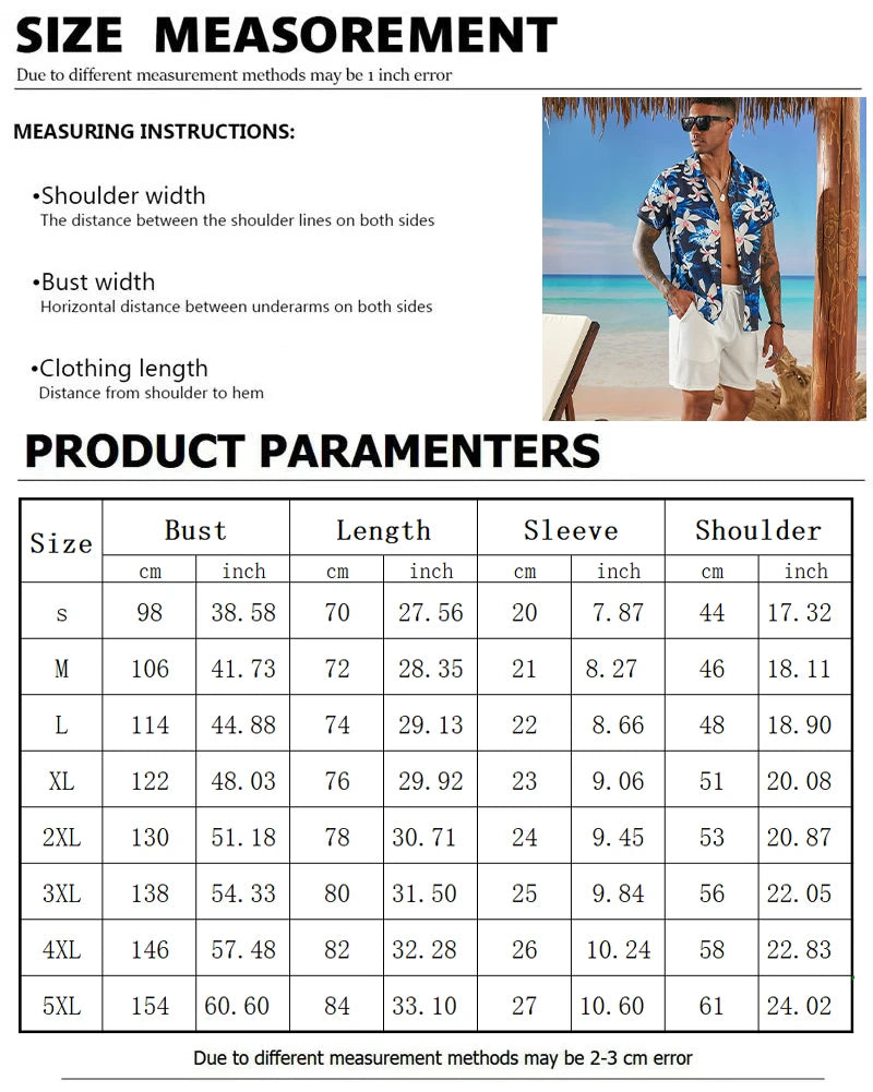 Men's Coconut Tree Graphic Print Short Sleeve Lapel Shirt Tops Men's Casual Button-Down Shirts For Summer Daily Wear And Resort